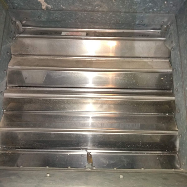 Fire damper drop test